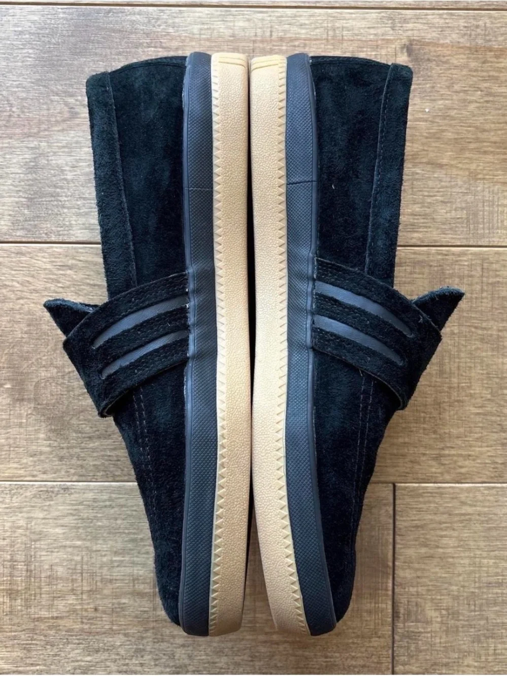 Adidas Men’s Black Suede Acapulco Loafers